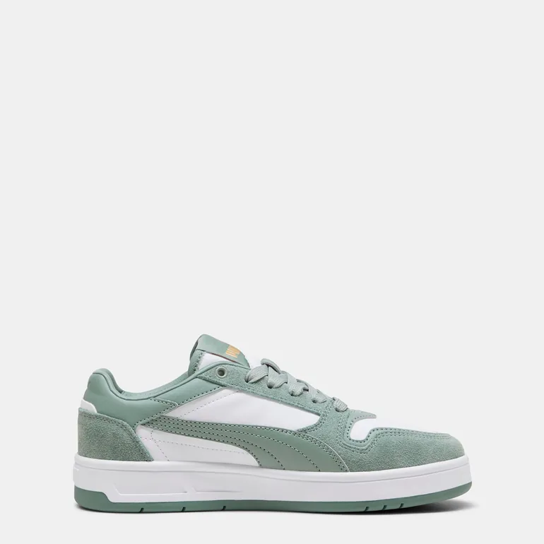Boy's Puma Junior Court Classic SD Trainers in White - 1