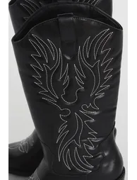 Black Cowboy Boots - 4