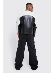 Baggy Rigid Multi Pocket Flare Jeans - 1