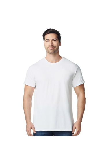 Gildan Mens Cotton Label T-Shirt - White