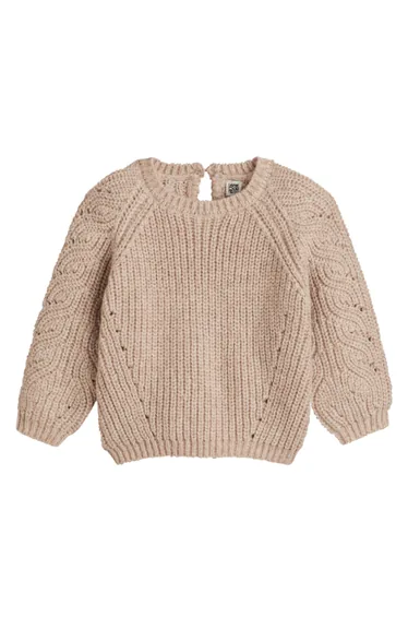 Chunky Knit Jumper/Sweater with Crew Neck