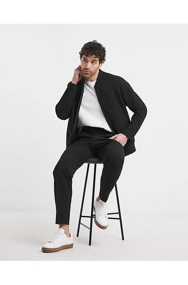 Premium Tailored Stretch Bomber Jacket