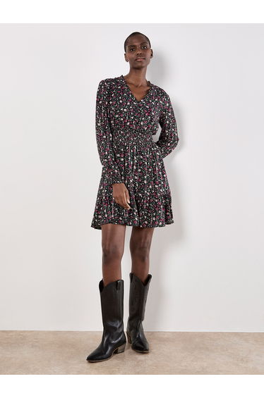 Ditsy Floral Shimmer Mini Dress