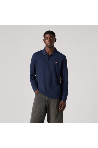 Cotton Pique Straight Cut Polo Shirt