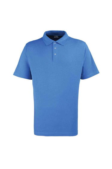 Premier Mens Studded Polo Shirt - Royal Blue