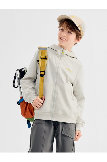 Boys' Zip-Up Hoodie With Front Pockets