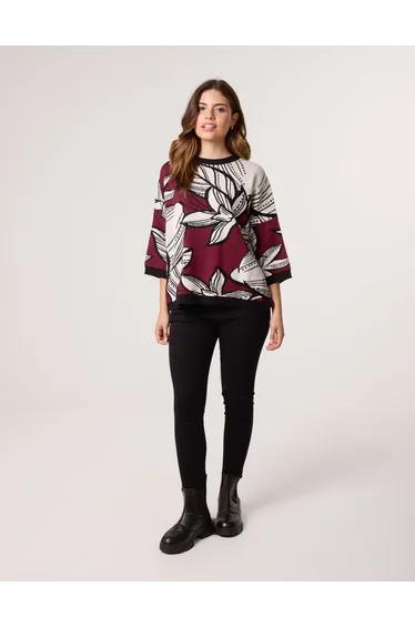 Flower Pattern Jumper