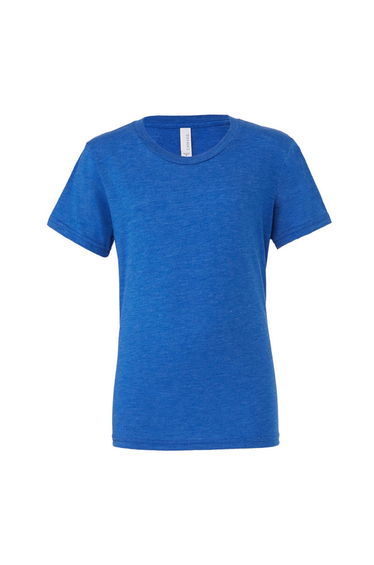 Canvas Triblend Crew Neck T-Shirt / Mens Short Sleeve T-Shirt - True Royal Triblend