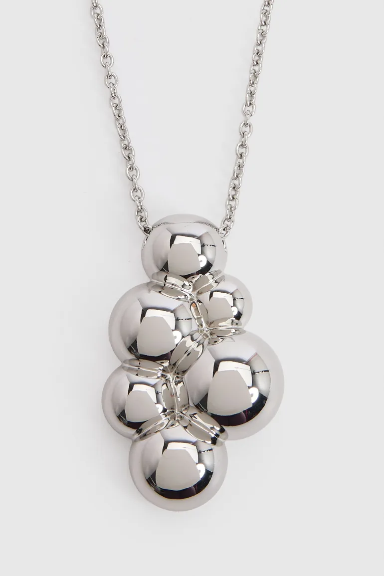 Statement Sphere Pendant Necklace - 2