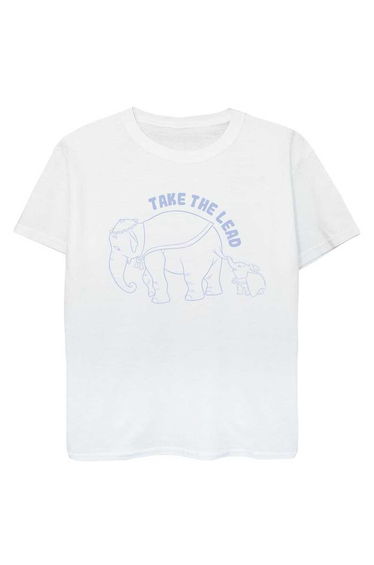 Dumbo Girls Take The Lead Cotton T-Shirt - White