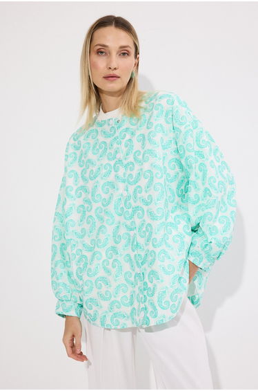 PATTERNED BOMBER JACKET