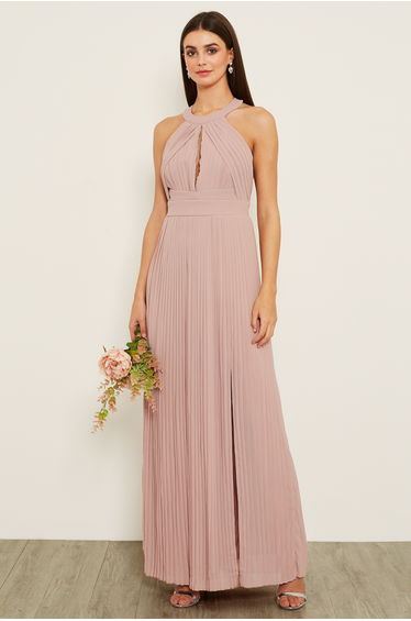 TFNC Prague Pale Mauve Maxi Dress