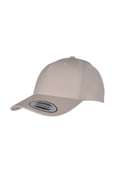 Yupoong Unisex Adult Flexfit 5 Panel Snapback Cap - Stone