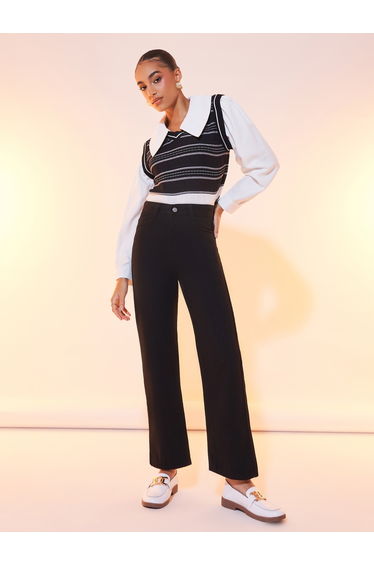 Basic Stretch Broad Waistband Leggings