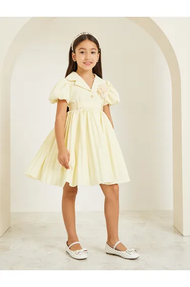 فستان ستايلي أصفر