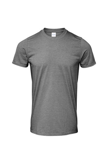 Gildan Mens Short Sleeve Soft-Style T-Shirt - Graphite Heather