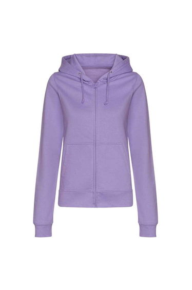 Awdis Womens/Ladies College Zoodie Hoodie - Digital Lavender