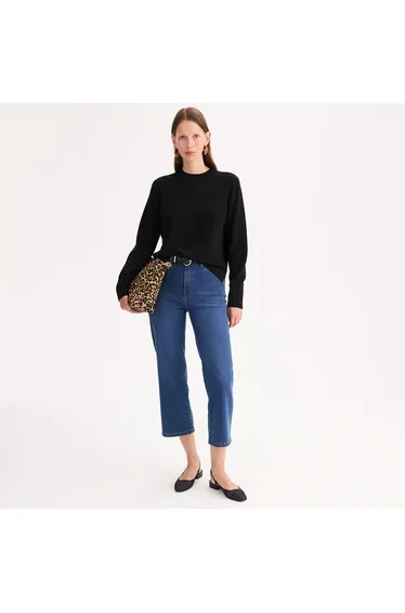 Cropped Loose Fit Jeans