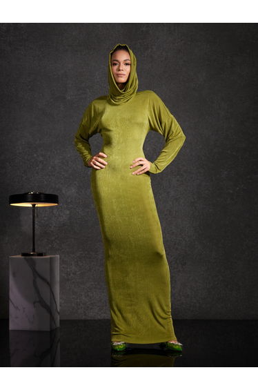 Frostar Hooded Maxi Dress