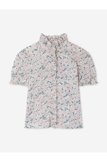 Girls Floral Cindy Blouse in Pink