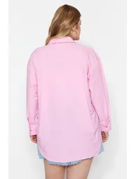 Plus Size Shirt - Pink - Regular fit - 5