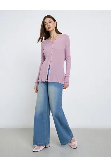 Acid Wash High Rise Jeans