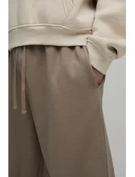 Basic Wide Leg Jogger - taupe - 2