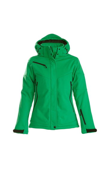 Printer Womens/Ladies Skeleton Soft Shell Jacket - Fresh Green
