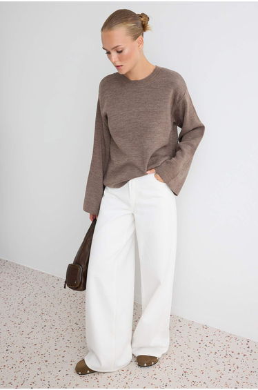Mink More Sustainable Basic Knitwear Sweater