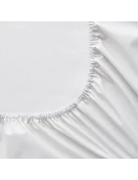 Veneto Cotton Percale Fitted Sheet, 30cm Flap - 4