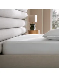 Veneto Cotton Percale Fitted Sheet, 30cm Flap - 3