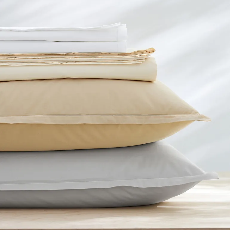 Veneto Cotton Percale Fitted Sheet, 30cm Flap - 6