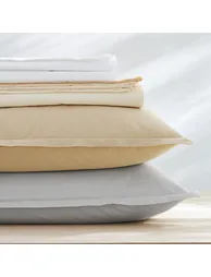 Veneto Cotton Percale Fitted Sheet, 30cm Flap - 6