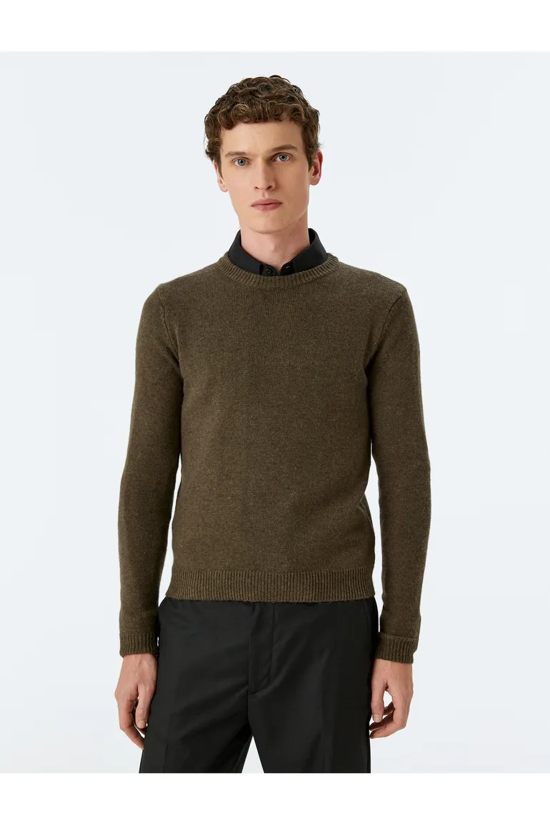 Knitwear Sweater Basic Crew Neck Viscose - 2