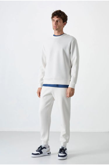TOMMY Men's Plain Crew Neck Sweatshirt