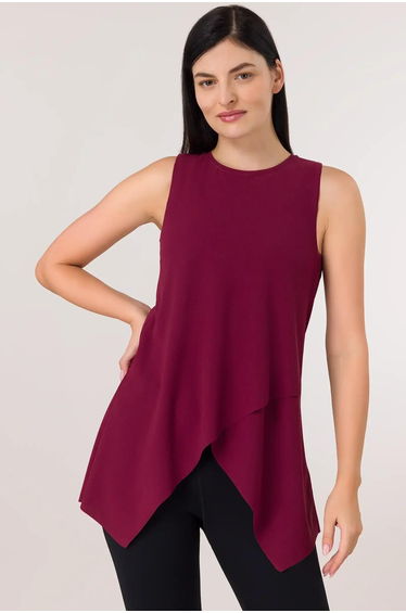 Twirl Studio Top - CORE GRAPE RED