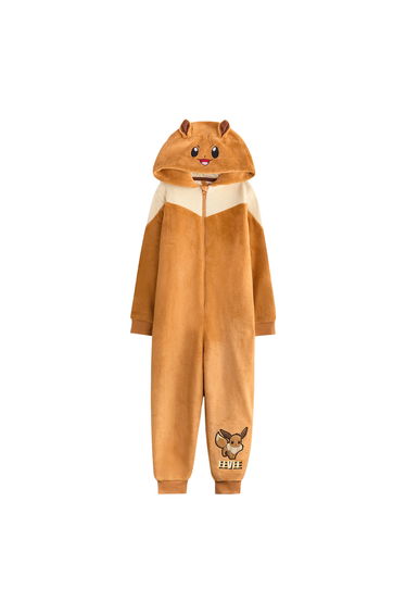 Pokemon Girls Eevee Bodysuit - Brown