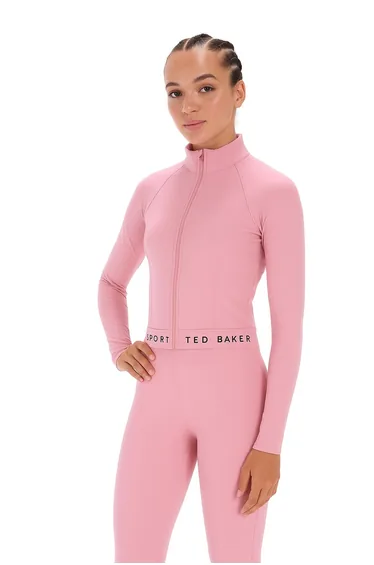 جاكيت بسحاب قصير - زهري