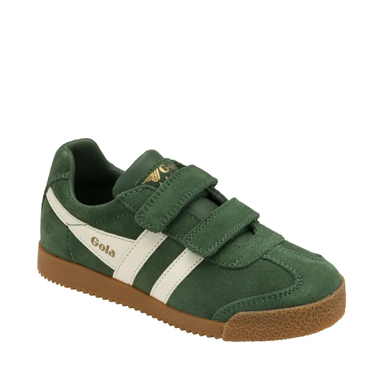 Kids Harrier Strap Trainers in Suede - 3