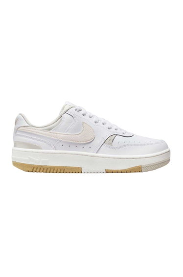 Nike Womens/Ladies Gamma Force Leather Platform Trainers - White/Off White