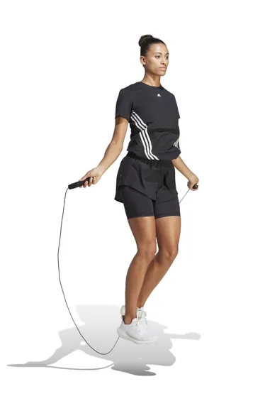 شورت اديداس أسود ضيق