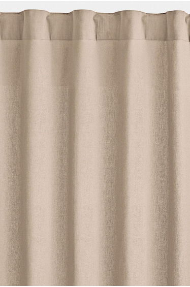 Scenario Single Cotton Curtain with Concealed Tabs