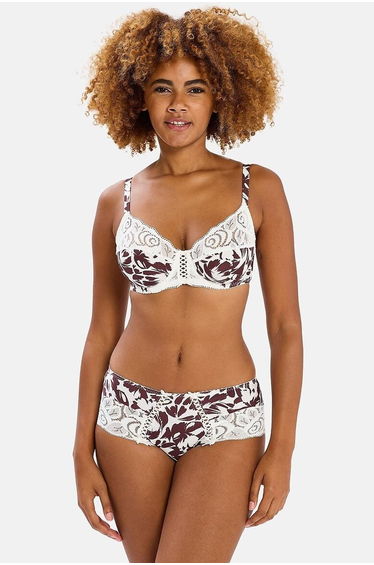 Amelie Print Printed Microfibre Shorts