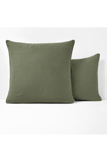Kumla Plain 100% Cotton Muslin Pillowcase