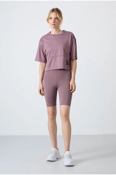 TOMMY Oversized Polyester Crew Neck T-Shirt With Pocket