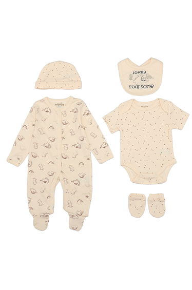 5-Piece Tiny Roar Baby Apparel Set