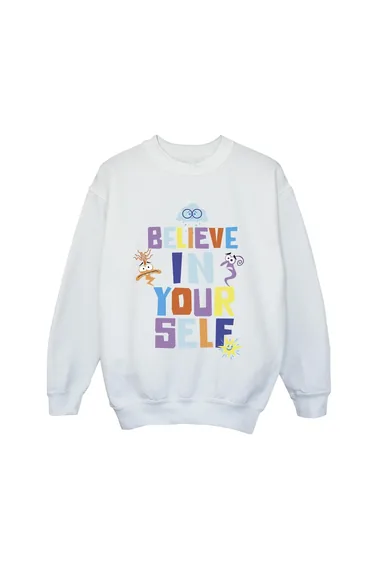 Inside Out 2 Boys Believe Sweatshirt - White