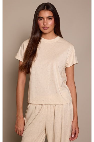 Butter Yellow Speckled T-Shirt