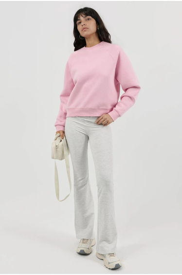 BUSEM Crew Neck Long Sleeve Knitted Sweatshirt