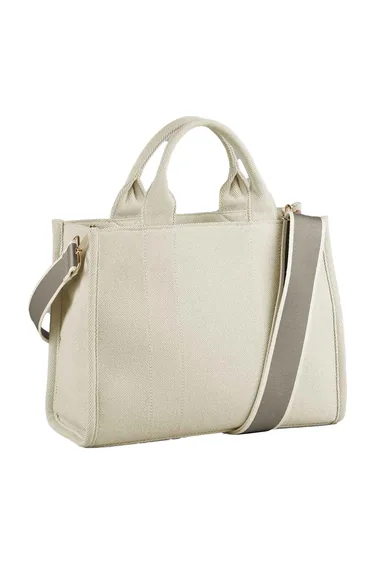 حقيبة كتف كوادرا باللون البيج